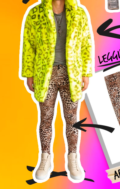 Men's Legging | Arabian Leopard