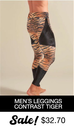 Men's Leggings | Contrast Tiger