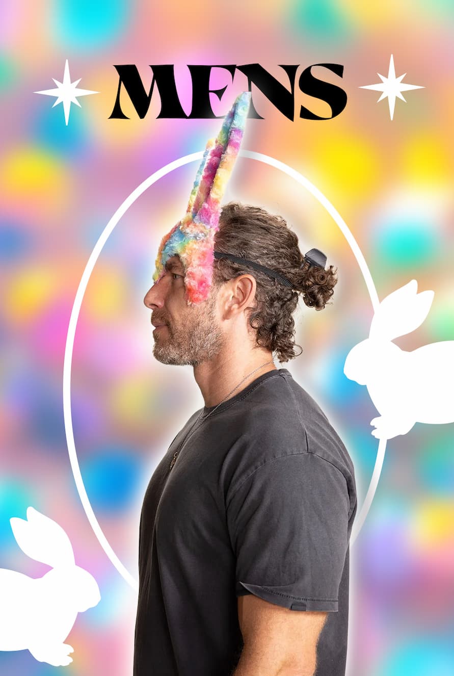 Men's Bunny Mask | Rainbow