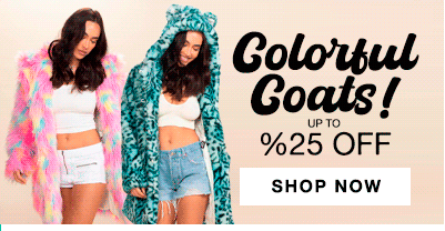 Colorful Faux Fur Coats & Festival Outfits