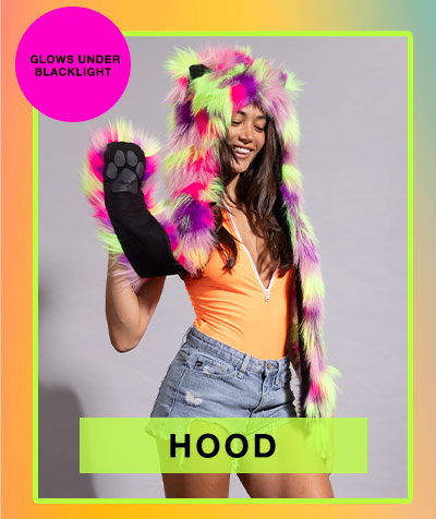 Neon Fiesta Cat Collector Edition Hood | Women's