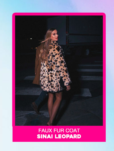 Women's Faux Fur Coat | Sinai Leopard