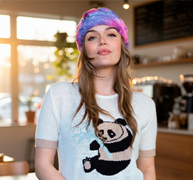 FAUX FUR BEANIE HATS