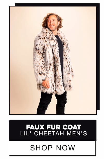 Men's Faux Fur Coat | Lil' Cheetah | Made-To-Order