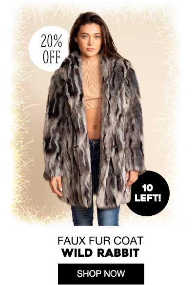 Women's Faux Fur Coat | Wild Rabbit