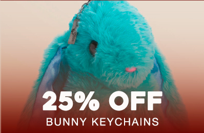 unny Faux Fur Keychain Bag Charm