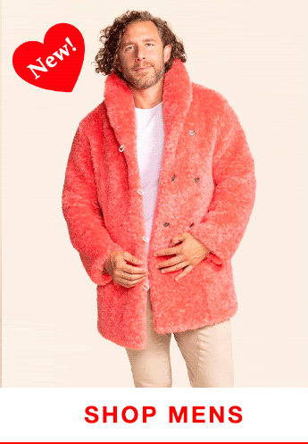 Men's Faux Fur Coat | Pink Panther