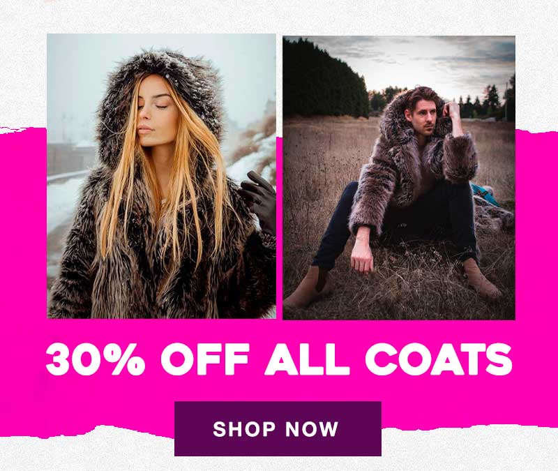 30% OFF All Coats!