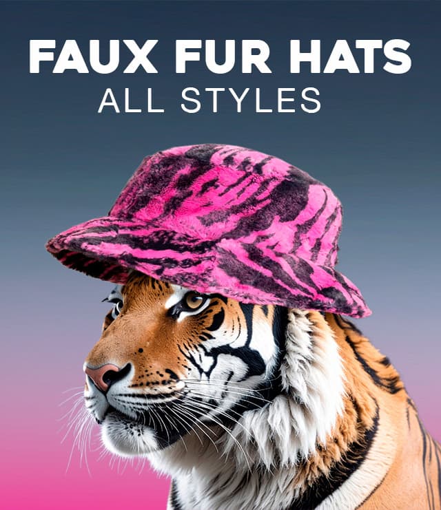 FAUX FUR HATS - ALL STYLES