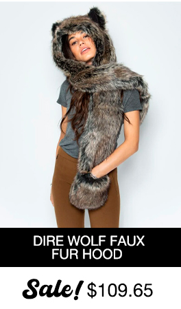 Dire Wolf Faux Fur Hood | Women's