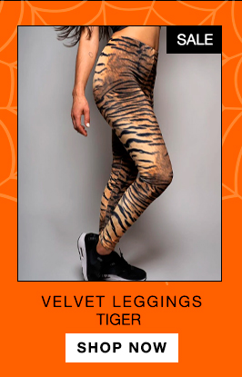 Velvet Leggings | Tiger
