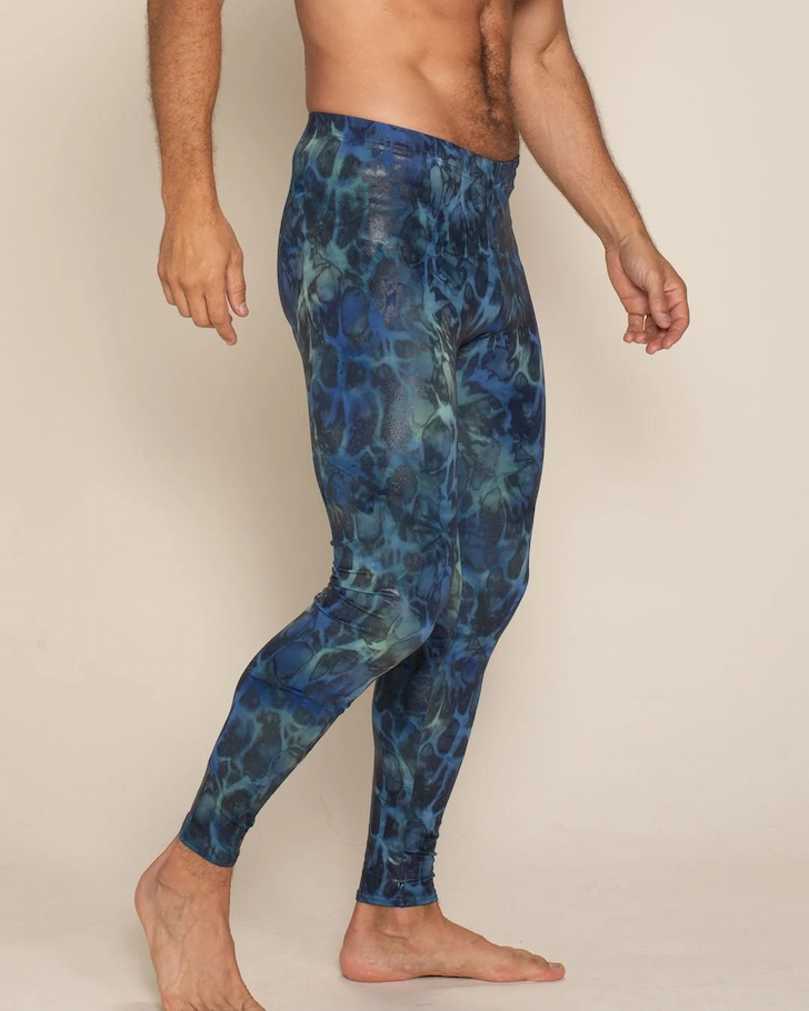 Men's Leggings | Sea Turtle Green