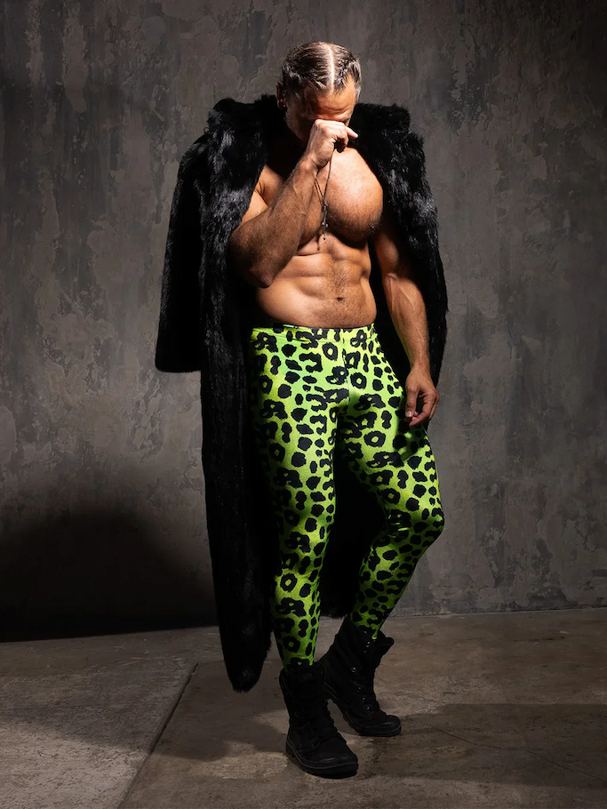 Leggings & Black Leopard Flares