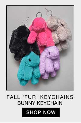 Bunny Faux Fur Keychain Bag Charm