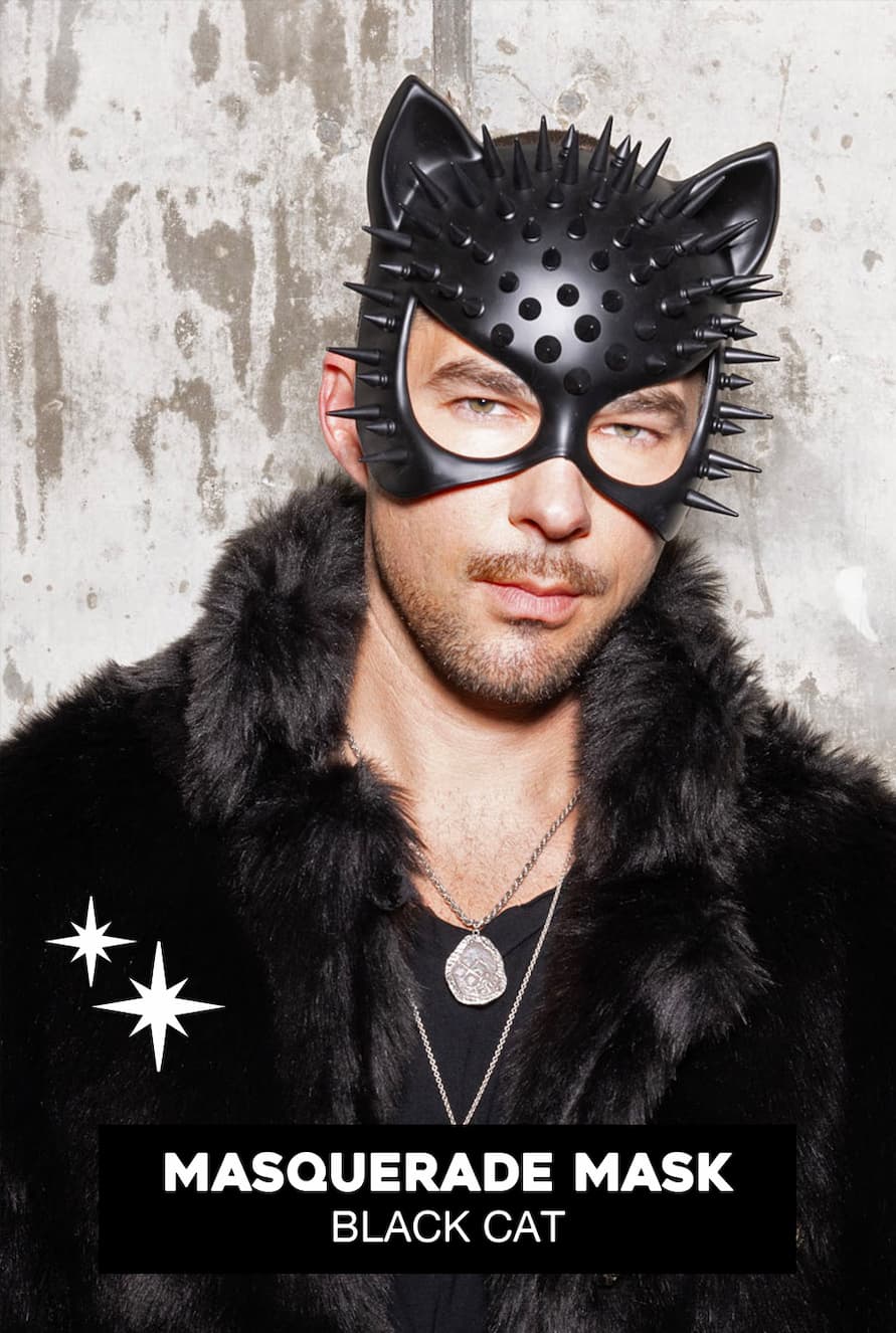 Masquerade Mask | Black Cat
