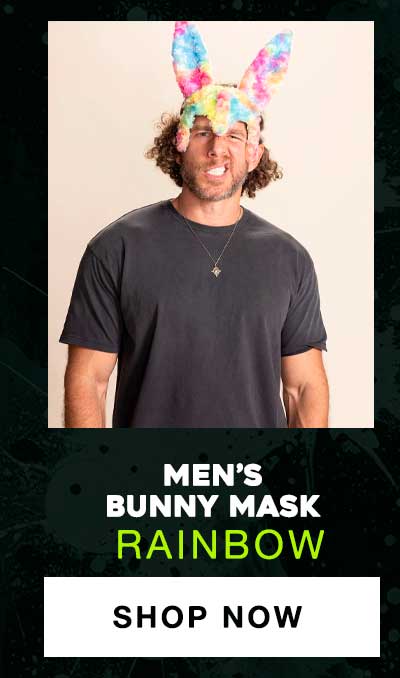 Men's Bunny Mask | Rainbow