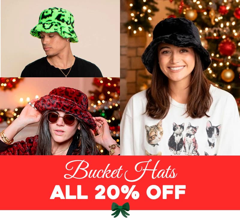 Bucket Hats All 20% Off