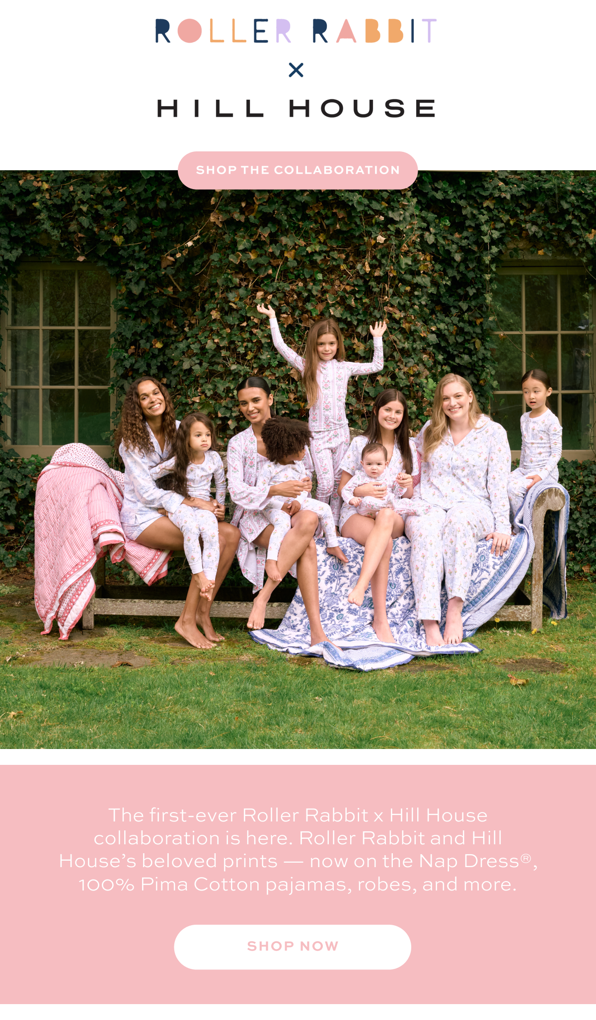 Roller Rabbit x Hill House is here. Shop the collaboration. 