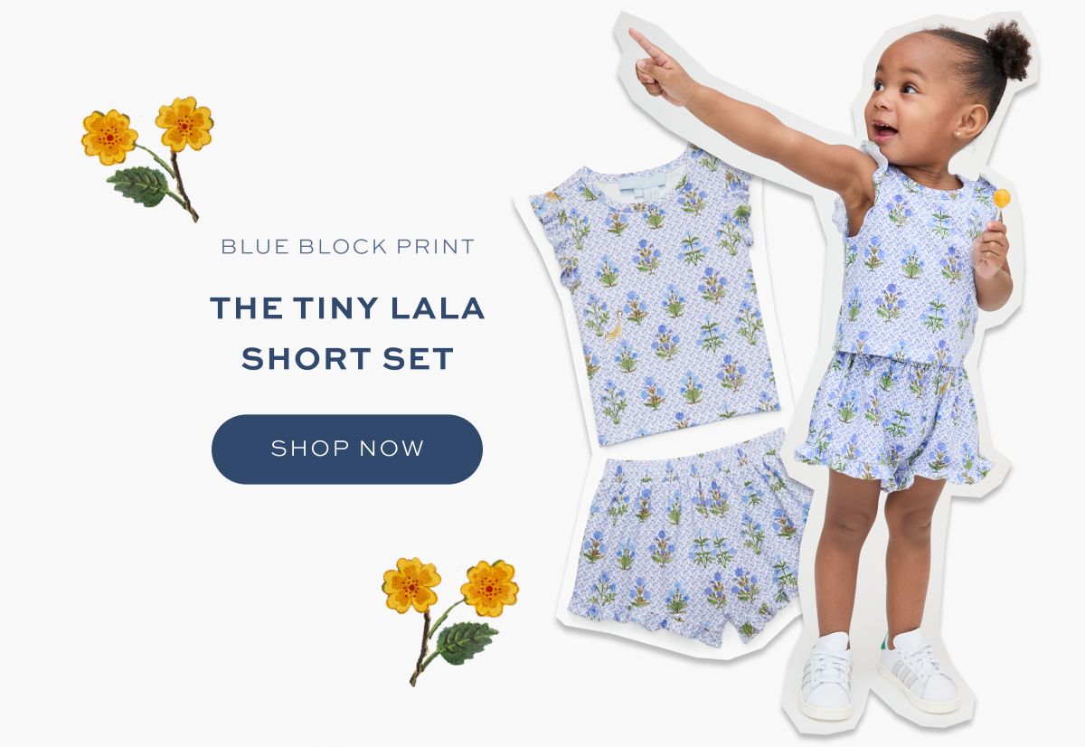THE TINY LALA SHORT SET