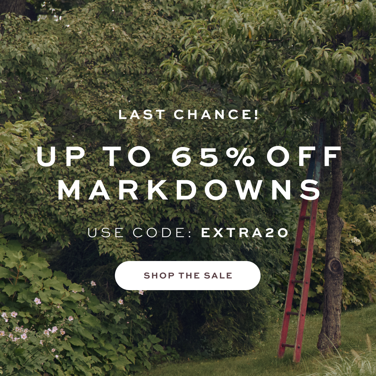 LAST CHANCE: UP TO 65% OFF MARKDOWNS LAST CHANCE: UP TO 65% OFF MARKDOWNS