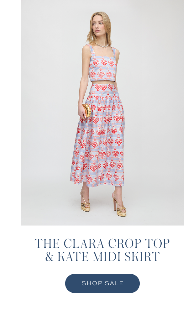 The Clara Crop Top & Kate Midi Skirt
