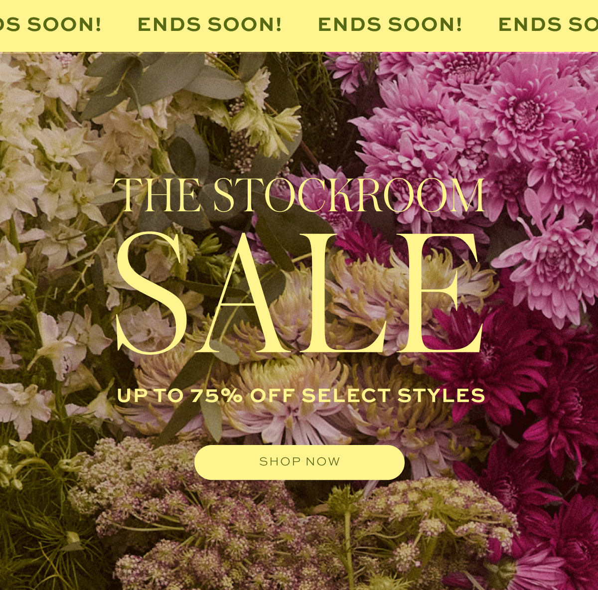 The Stockroom Sale: Last chance to shop