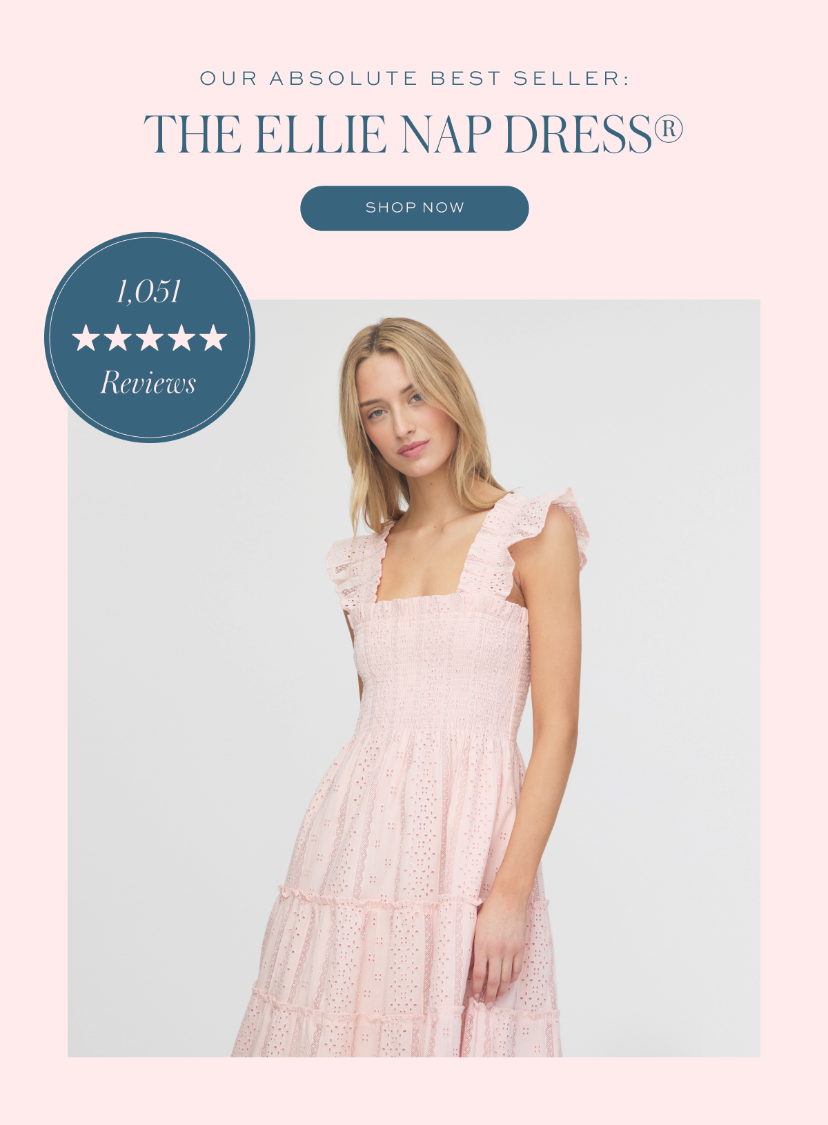 The Ellie Nap Dress. Shop Now.