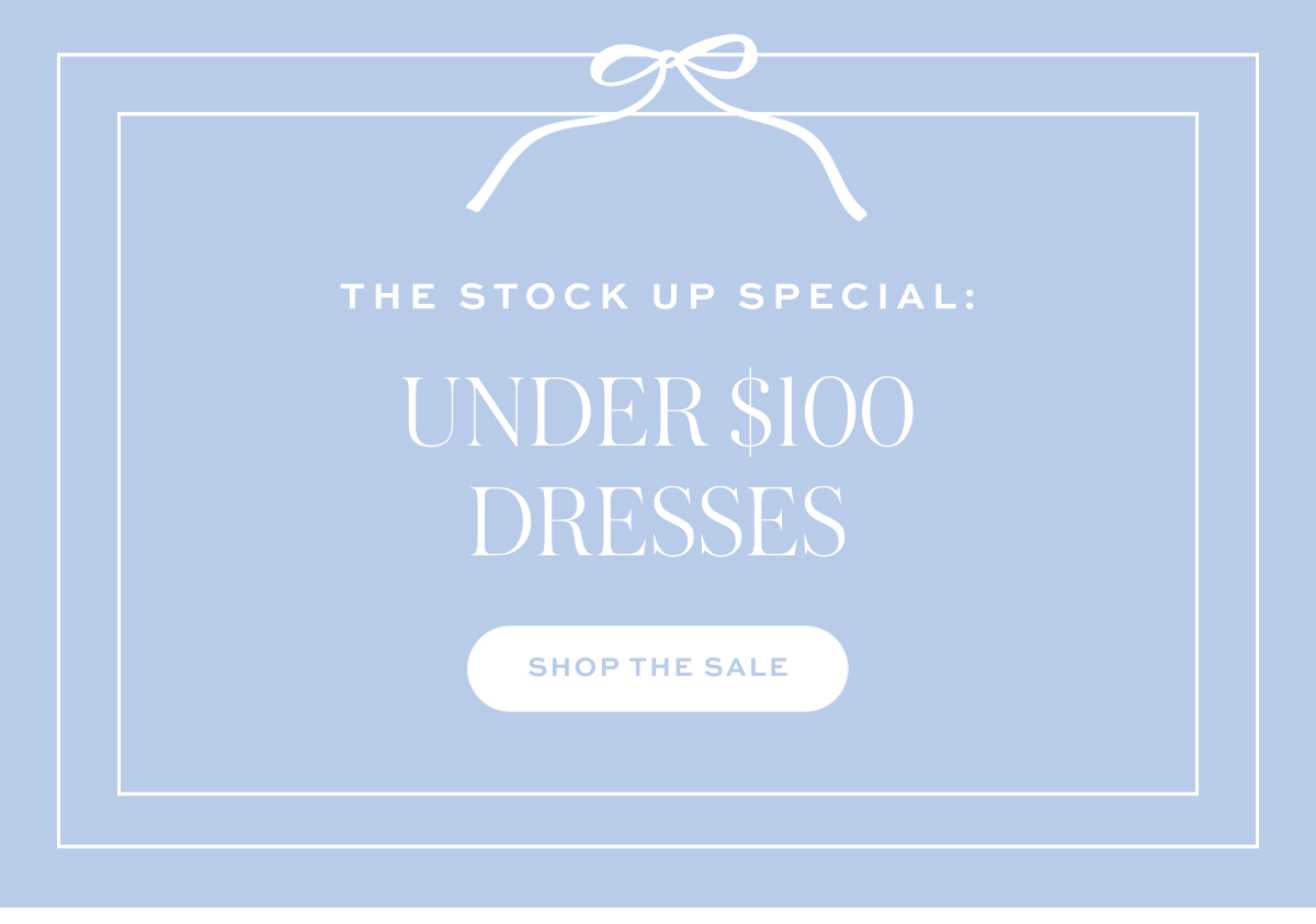 The Stock Up Special: Under $100 Dresses