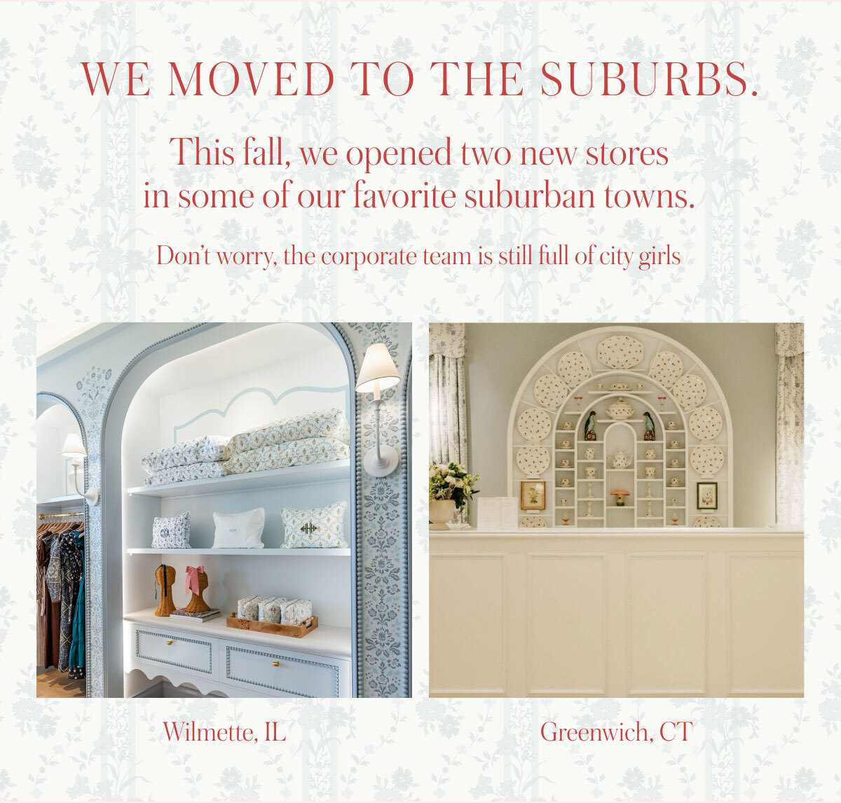 We moved to the suburbs