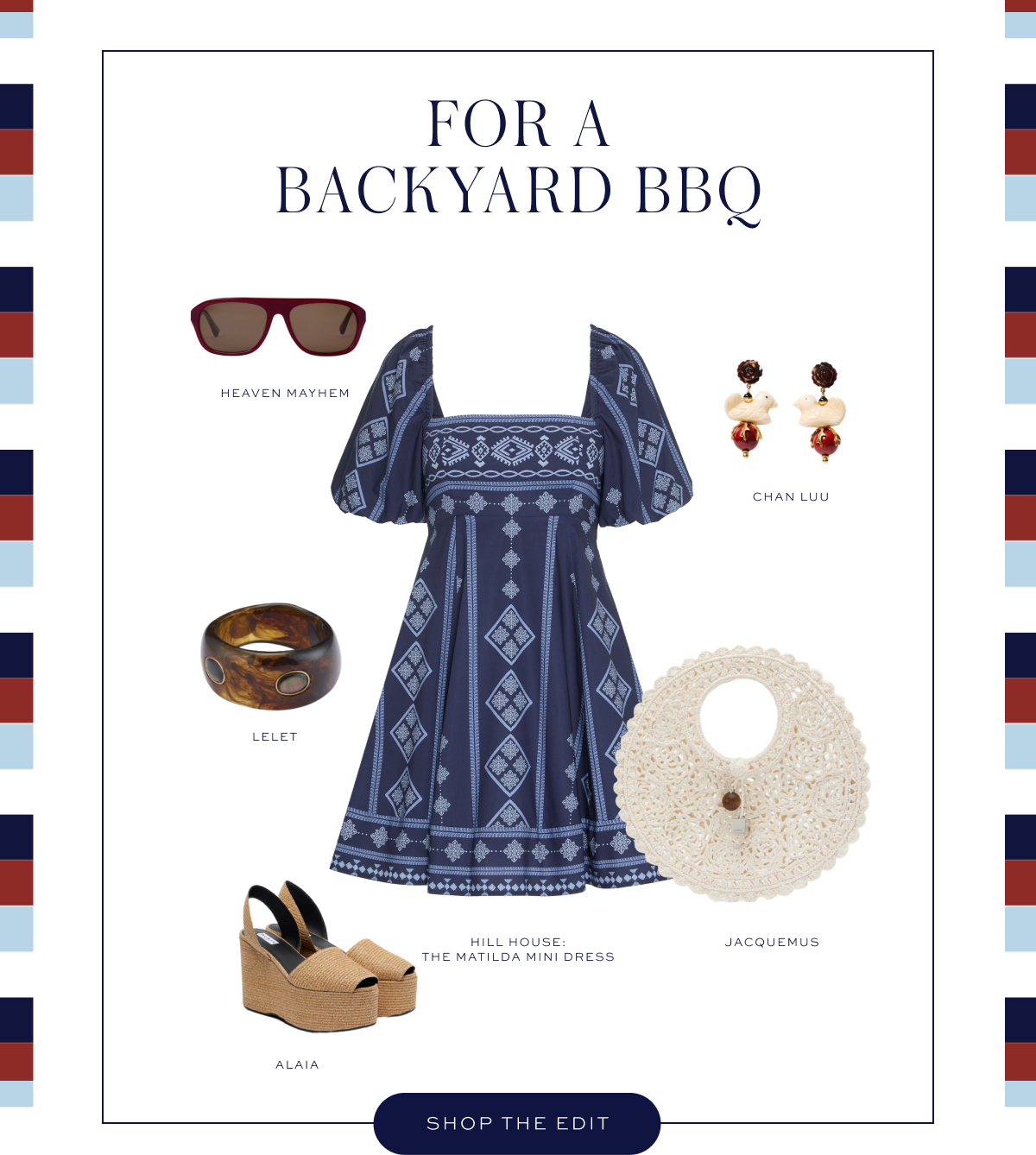 For a backyard BBQ