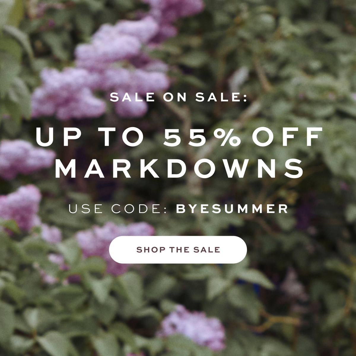 SALE ON SALE: UP TO 55% OFF MARKDOWNS SALE ON SALE: UP TO 55% OFF MARKDOWNS