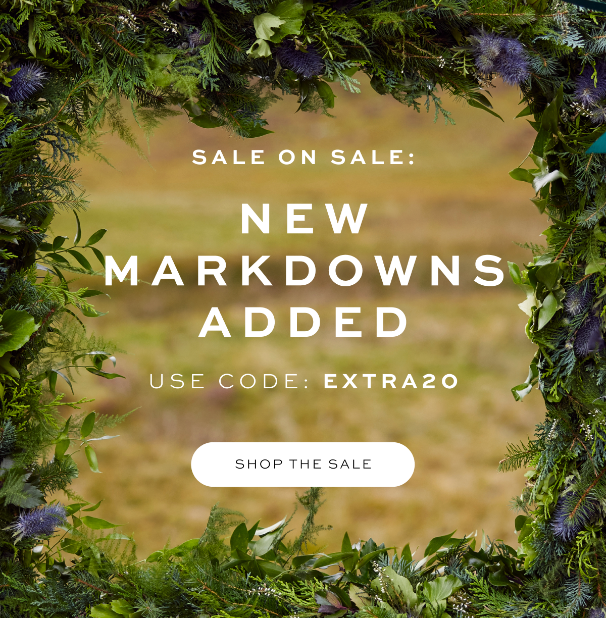 Sale on Sale: New Markdowns Added. USE CODE: EXTRA20. Shop the Sale