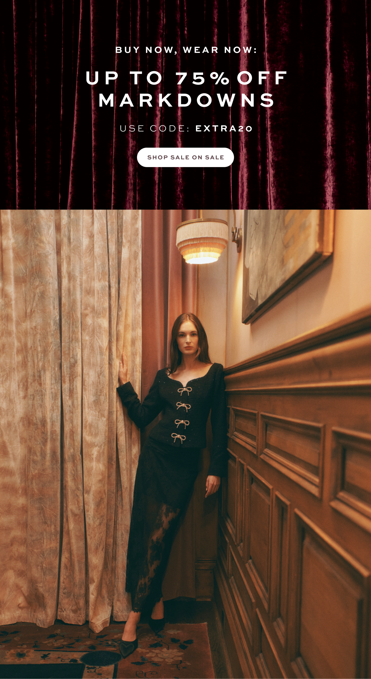 Sale on Sale: New Markdowns Added. USE CODE: EXTRA20. Shop the Sale