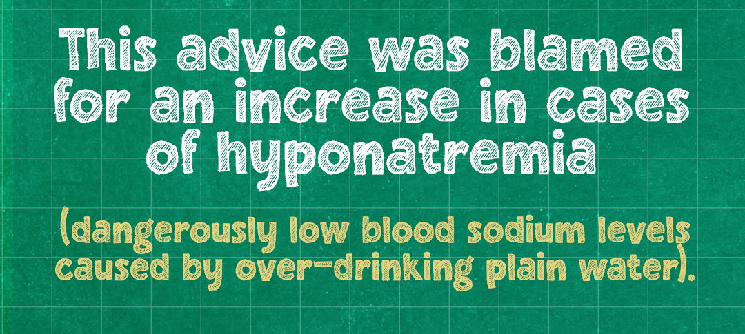 ACSM advice blamed for hyponatremia cases
