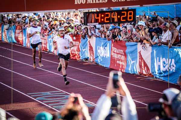 Hayden Hawks finish line