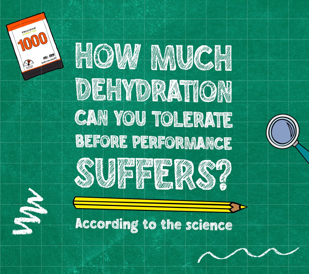 How much dehydration can you tolerate before performance suffers?
