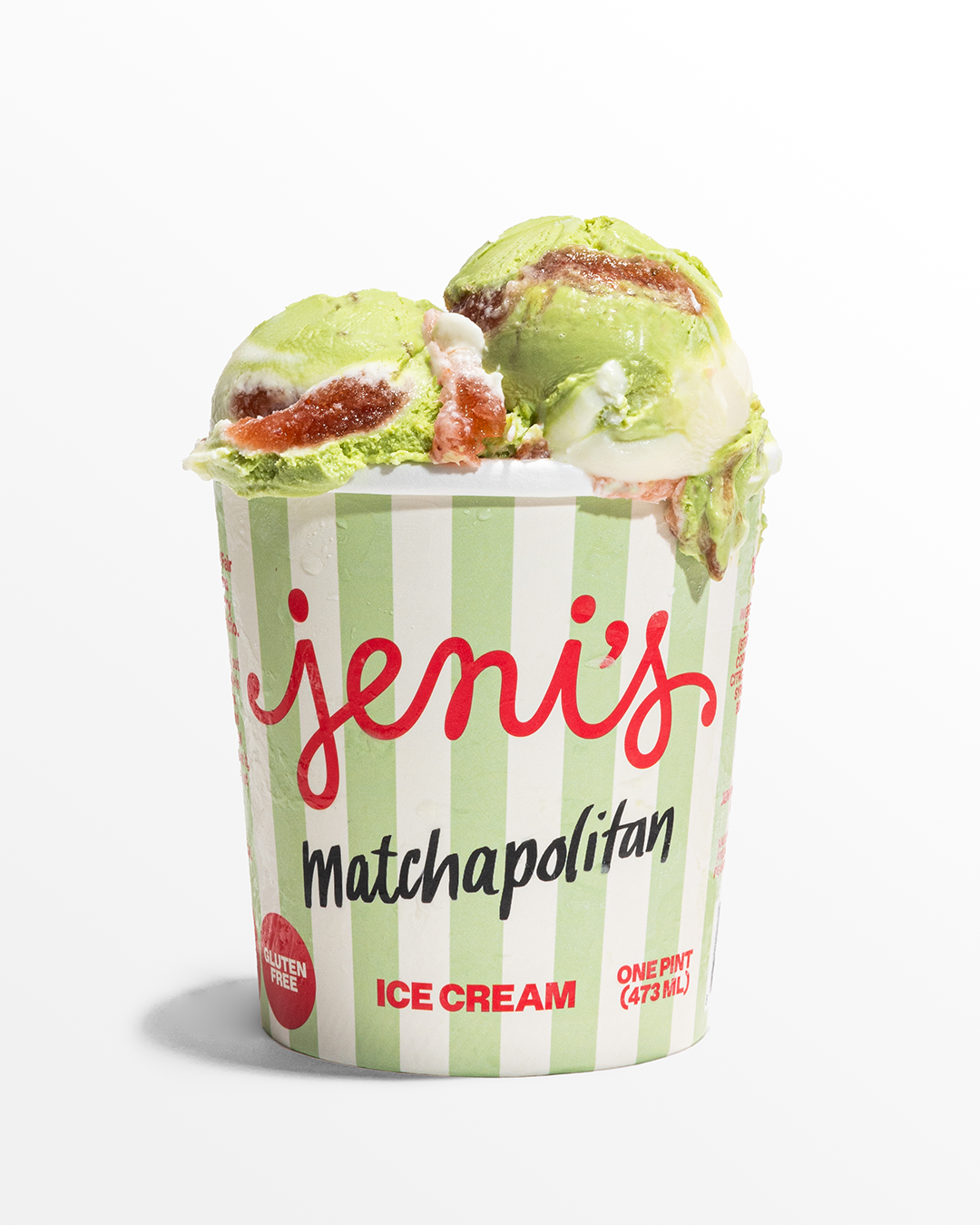 Matchapolitan ice cream pint