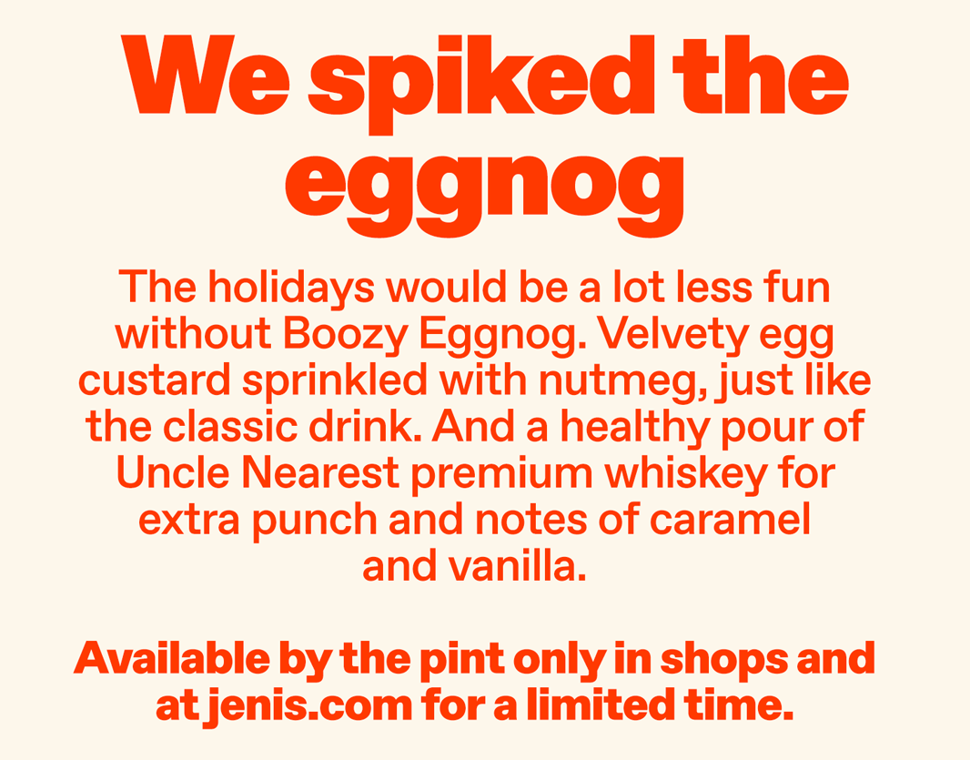 Boozy Eggnog