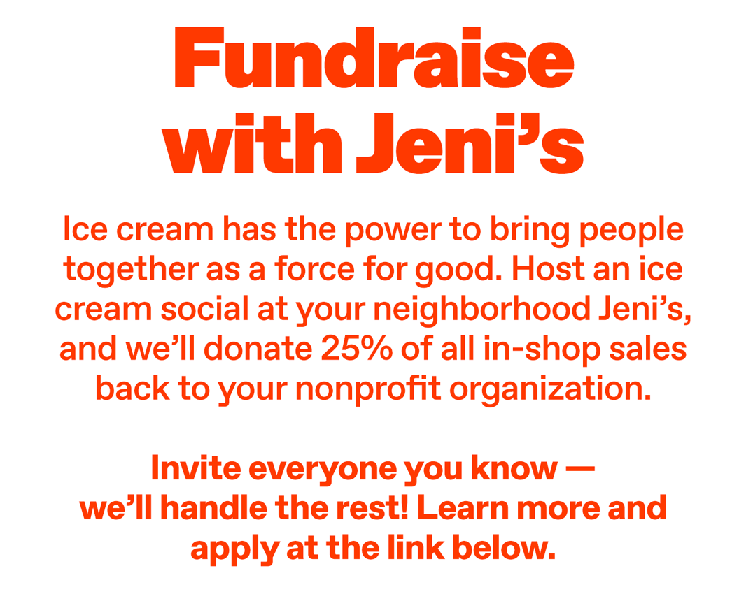 Fundraising at Jeni's