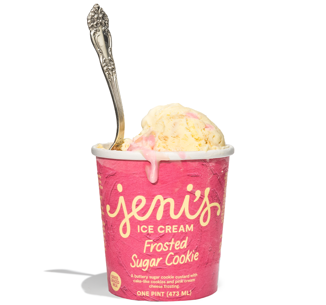a pint of Frosted Sugar Cookie ice cream