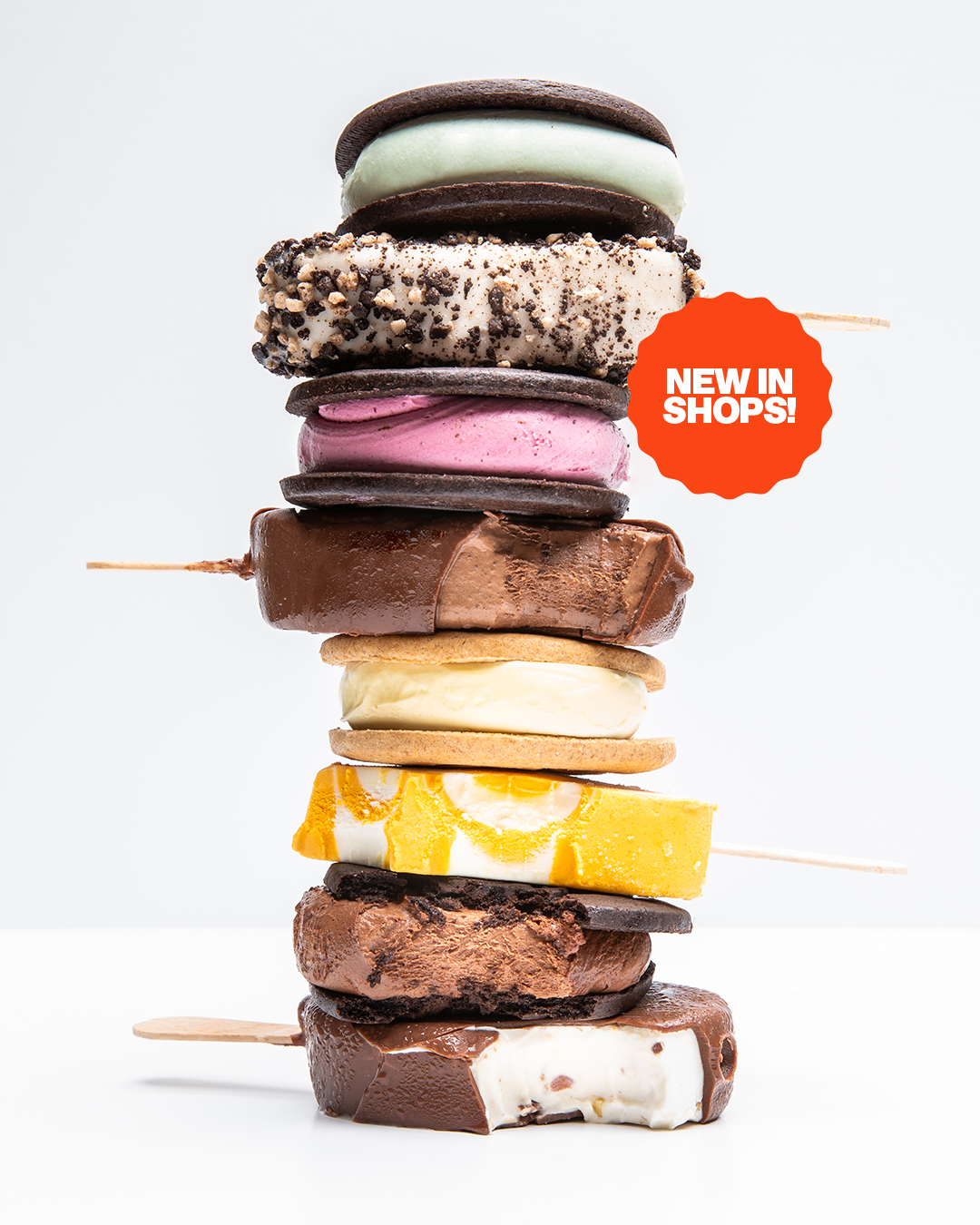 Jeni's sandwiches and bars now available in shops!