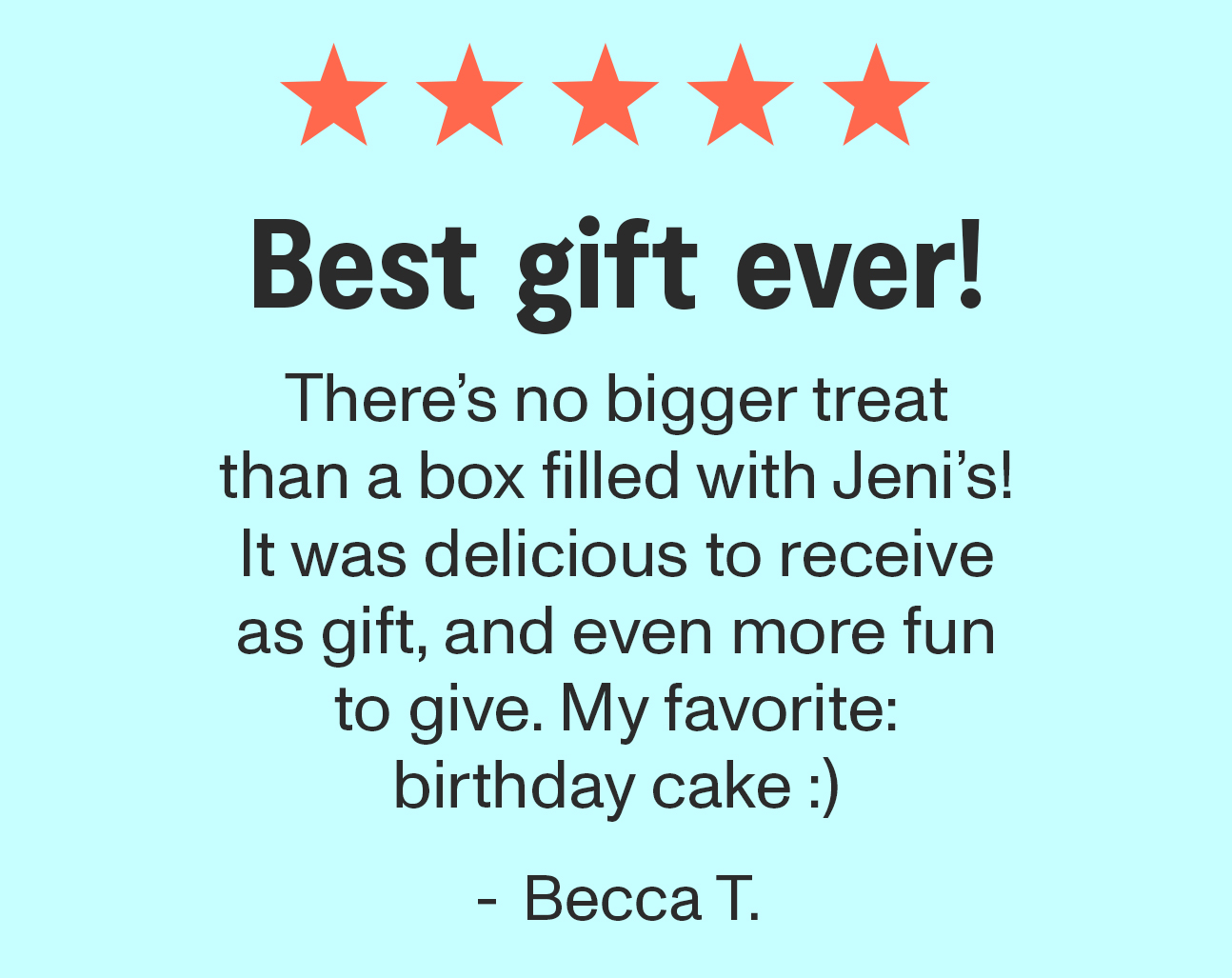 Birthday Box of Jeni's Ice Cream