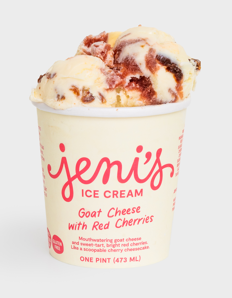 Goat Cheese with Red Cherries Goat Cheese with Red Cherries