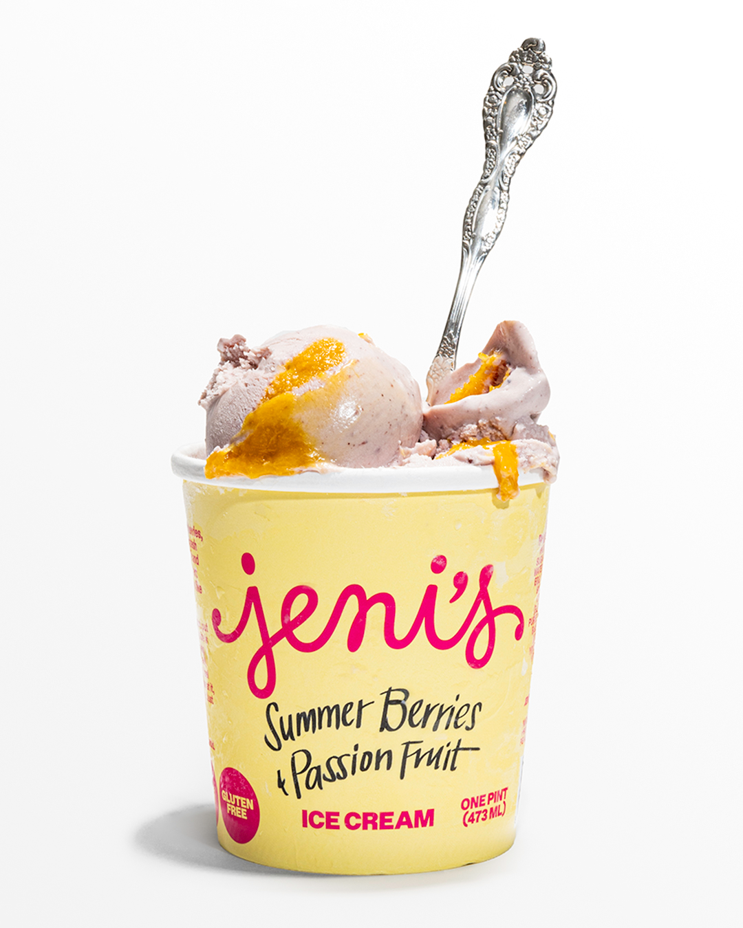 Summer Berries & Passion Fruit ice cream
