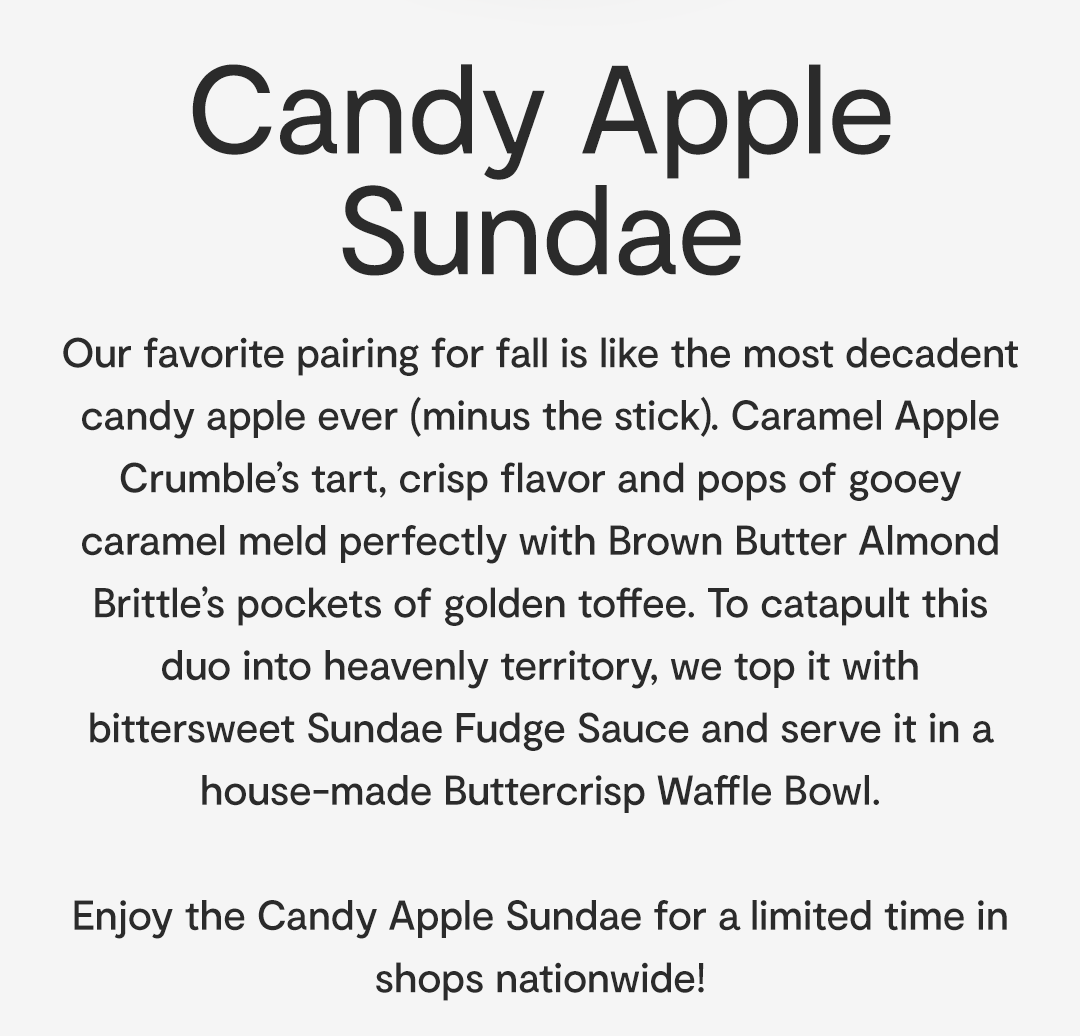 Candy Apple Sundae