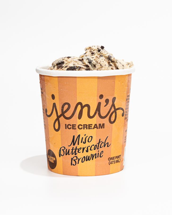 Miso Butterscotch Brownie ice cream