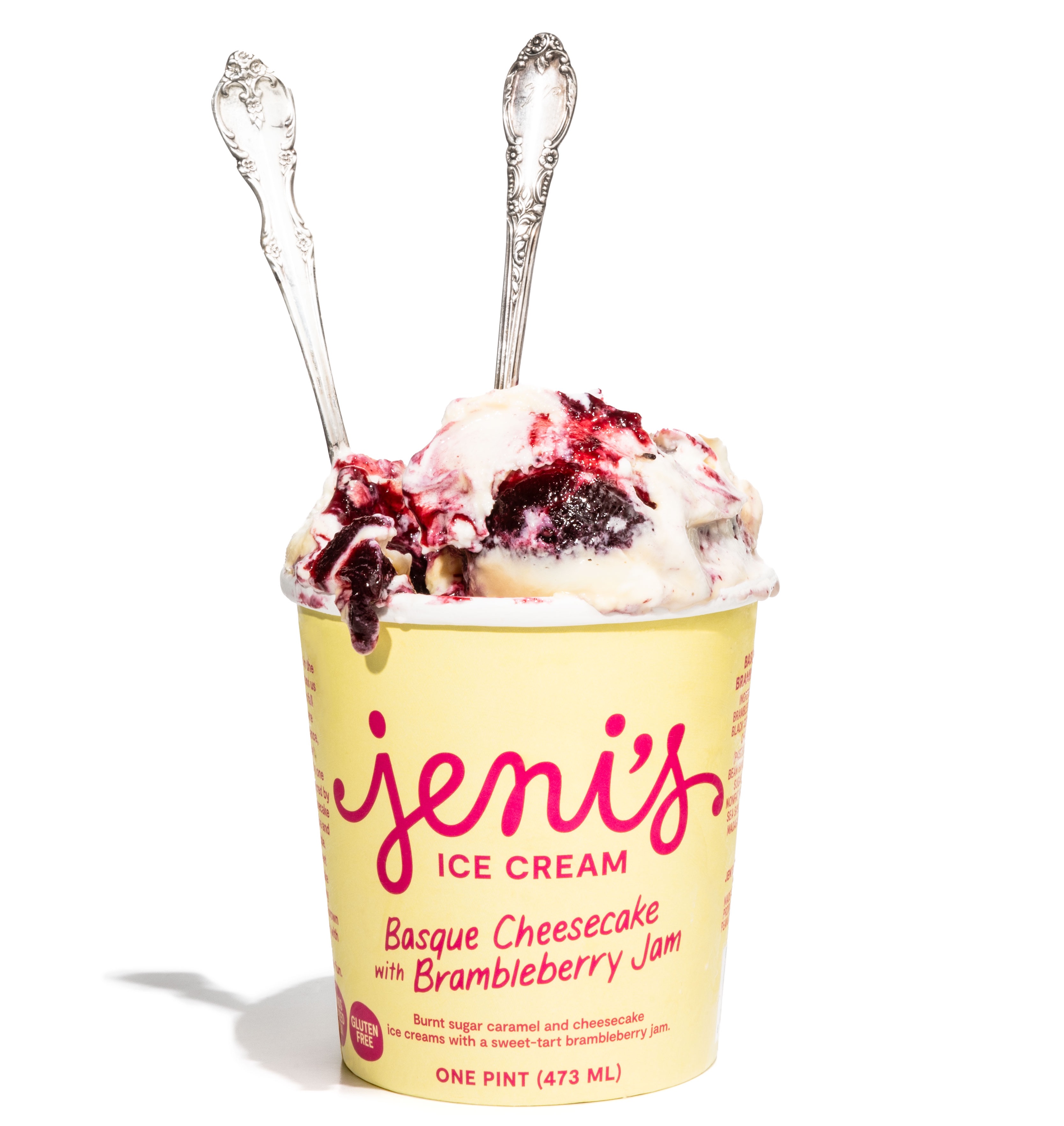 Basque Cheesecake with Brambleberry Jam