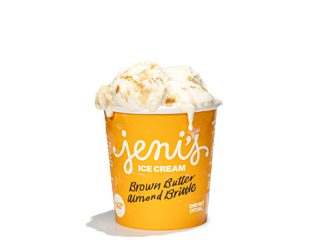 Brown Butter Almond Brittle ice cream
