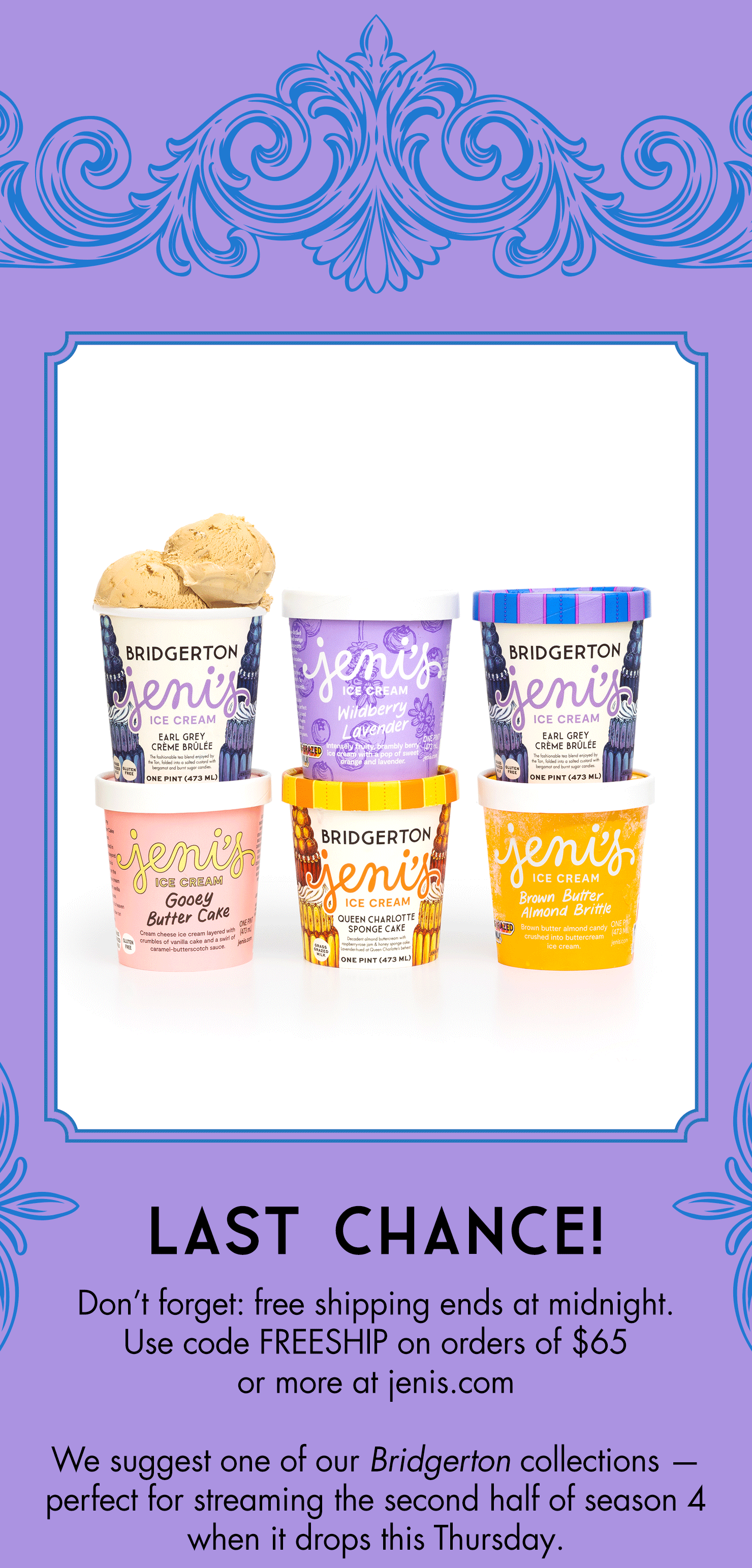 Free shipping last chance!