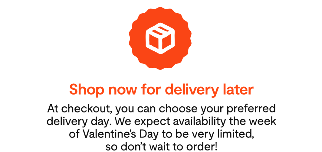 Shop now for delivery later